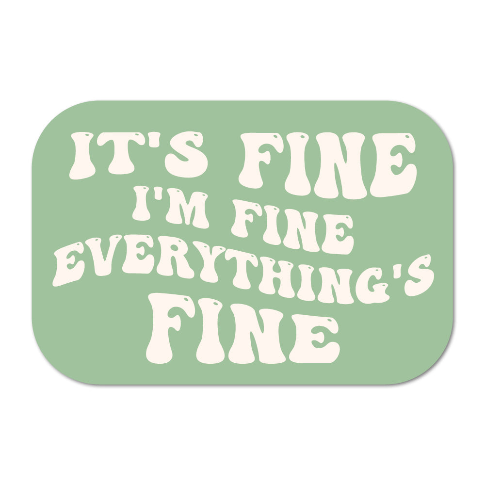 I'm fine | Dictionary Definition | Sticker