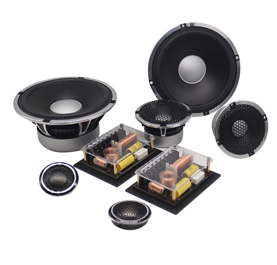 Sennuopu 3 Way Loundspeaker 2 inch Tweeter 3 inch Midrange 6.5 inch Su ...