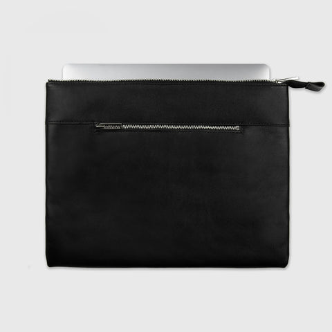 What is a leather laptop sleeve?