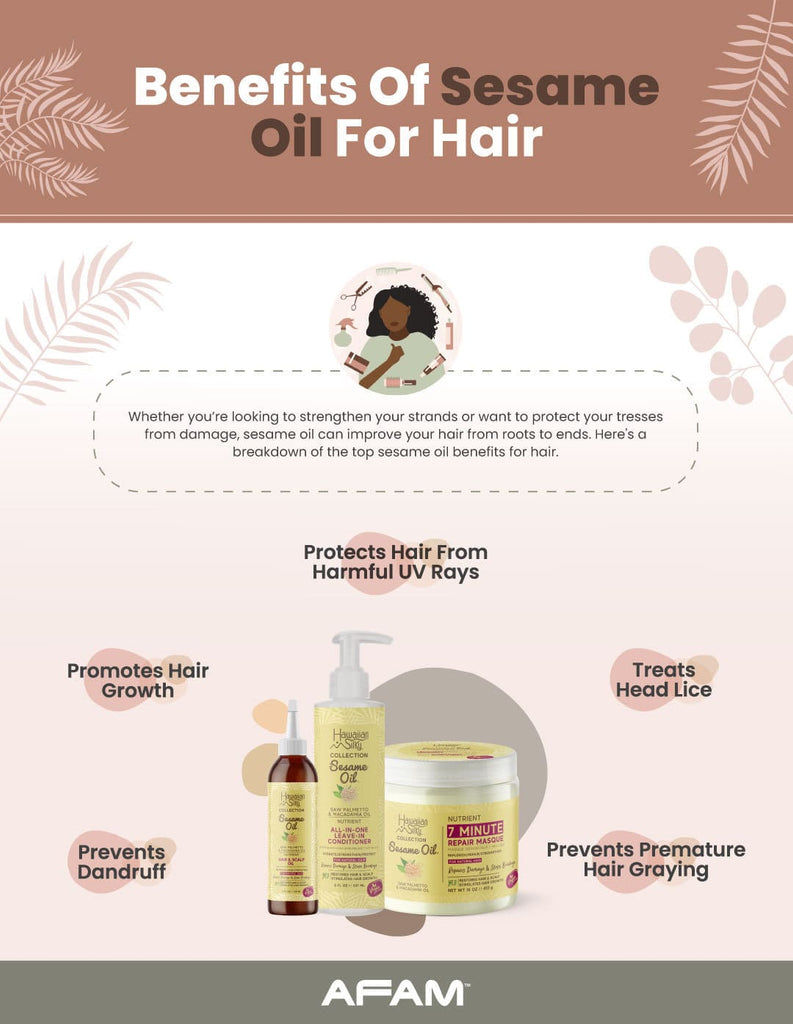 From Roots to Tips: How Sesame Oil Can Benefit Your Hair and Scalp