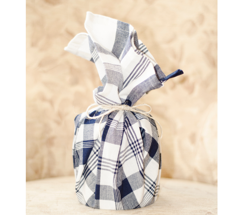 Gift towel as ecological gift packaging