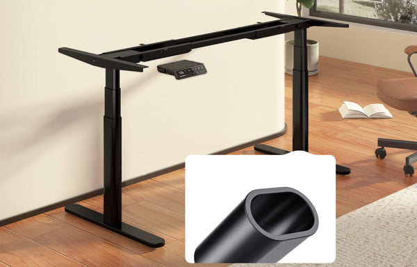 Maidesite motorized standing desk moves up and down smoothly