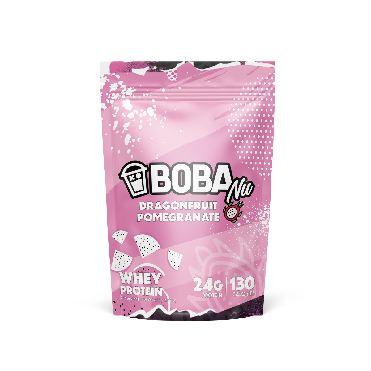 Dragonfruit Pomegranate Protein Powder - Boba Nutrition product image