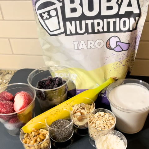 taro smoothie bowl ingredients