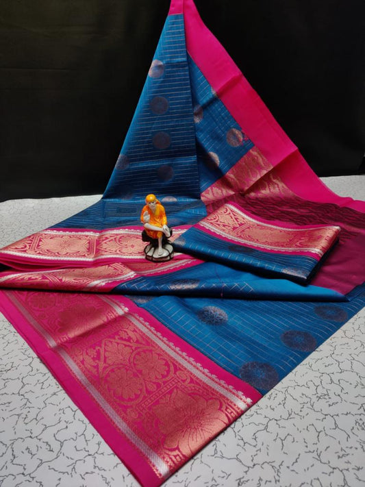 KALYANI GADWAL COTTON SAREE PAITHANI ZARI – www.kosigam.com