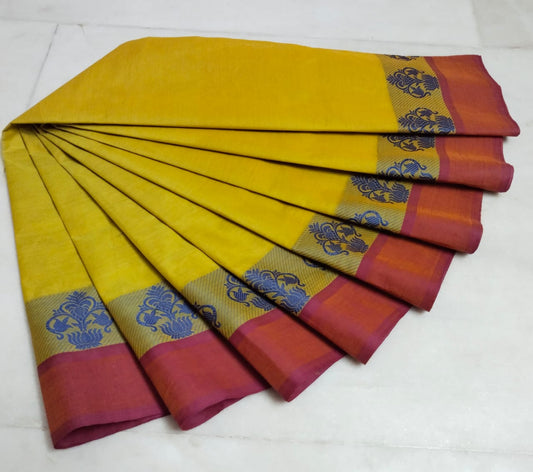 Beautiful Colours Kalyani Cotton Gatwal Saree, Soft and Smooth Cotton Pattu  Saree, Cotton Pattu Saree -  Israel