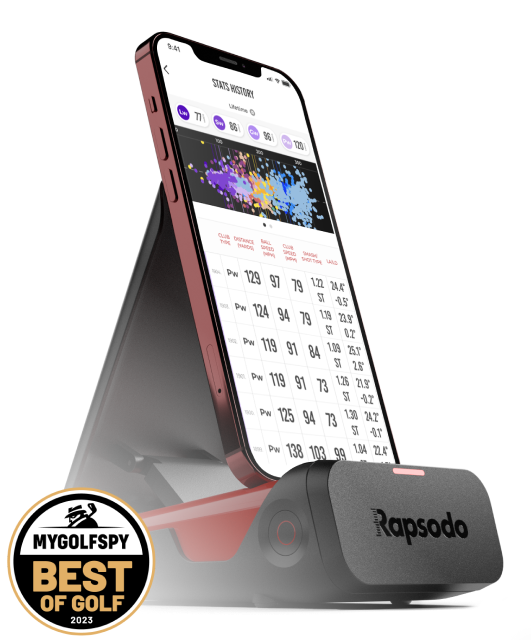 Rapsodo Mobile Launch Monitor for Golf Indoor and Outdoor Use with GPS  Satellite View and Professional Level Accuracy, iPhone & iPad Only 