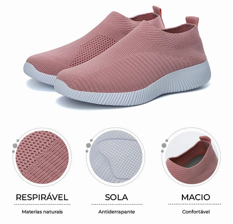 tenis para idosa feminino sapato macio confortavel ortopedico senhoras de idade barato caminhar dor nos pes respiravel delicado bonito elegante para trabalhar nao doi os pes nao machuca corrige os pes gostoso de andar para mulher branco e rosa lilas roxo verde claro rosa cinza