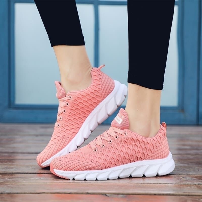 tenis feminino smooth comfort versatil leve solado eva academia trabalho rosa produtos encantadores