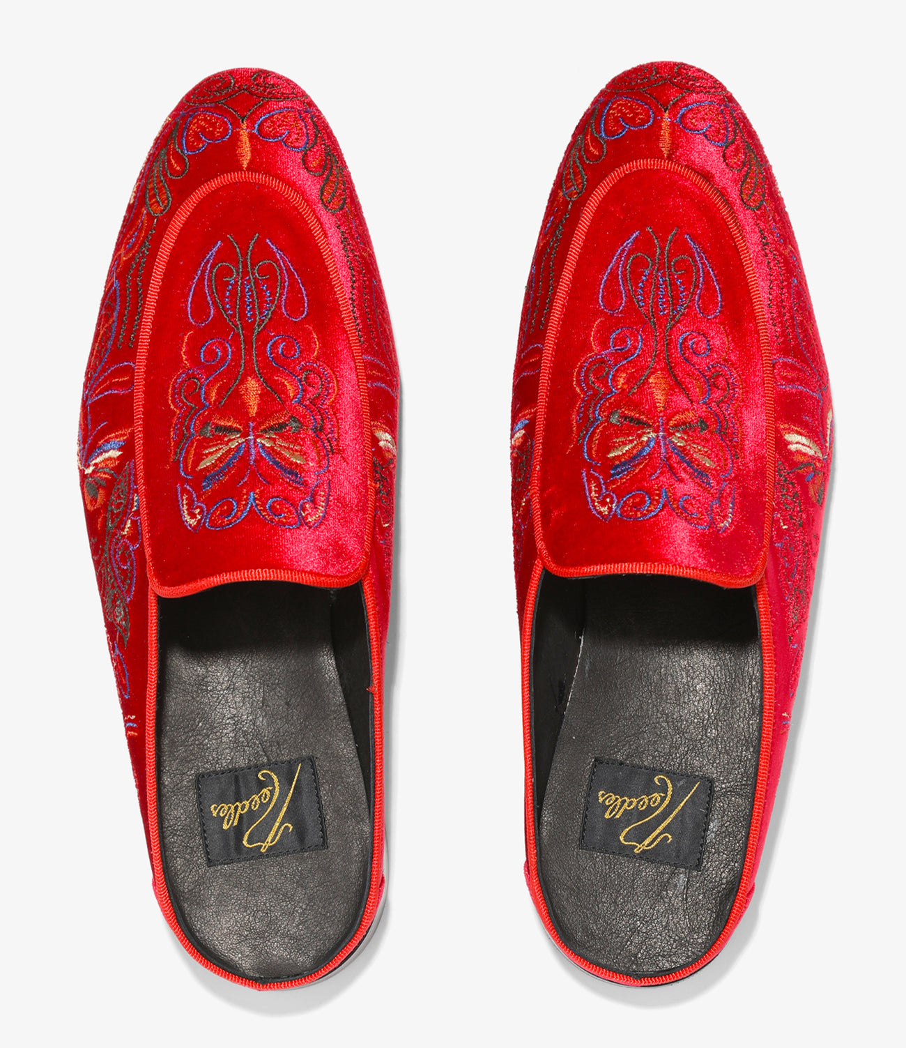 Velvet Mule - Papillon Embroidery – NEPENTHES ONLINE STORE