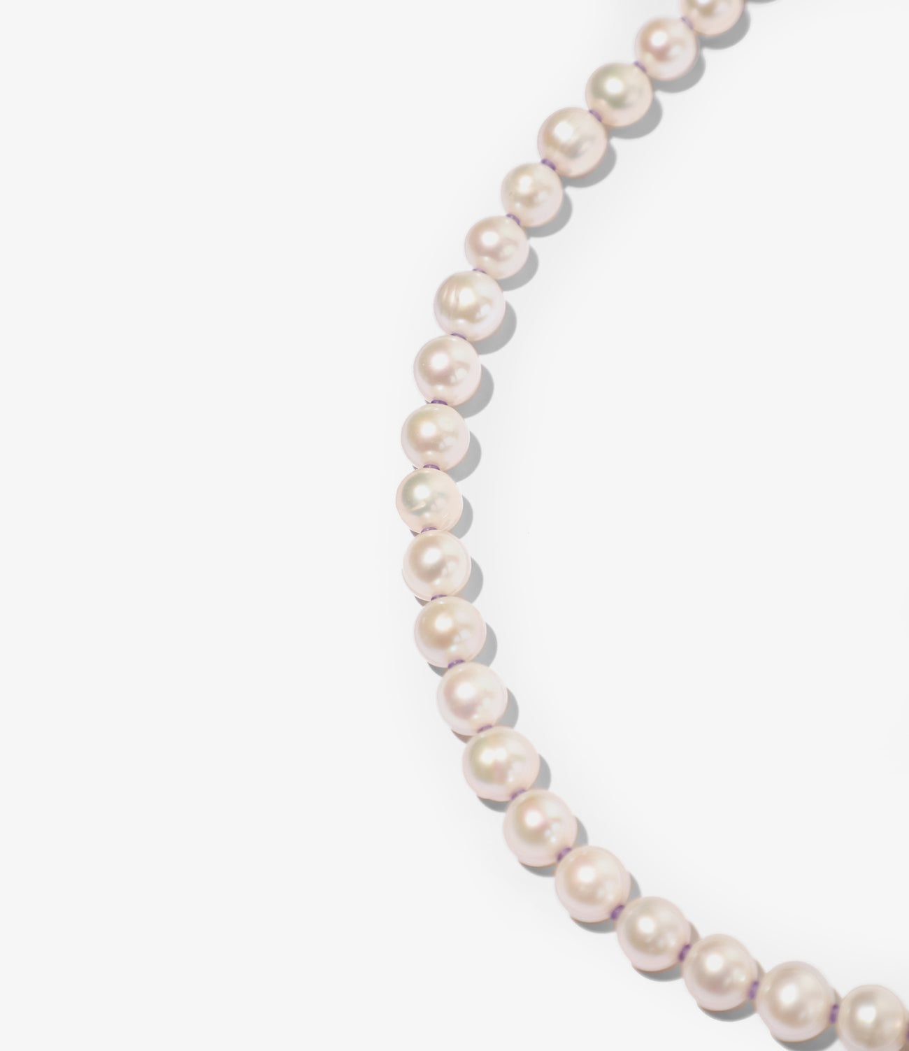 needles white pearl necklace 85cm | labiela.com