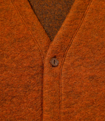 人気の春夏 South2 West8 V Neck Cardigan Orange カーディガン - www