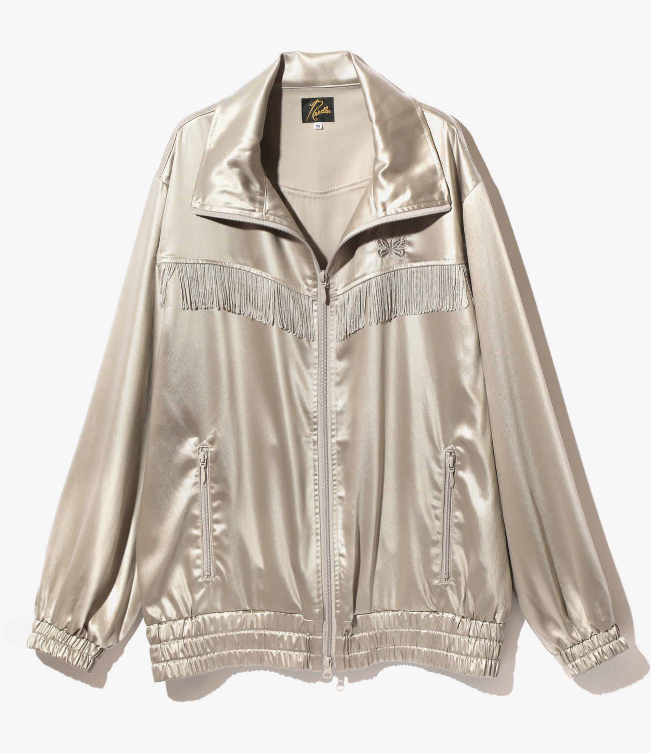 Fringe Track Jacket - Poly Sateen – NEPENTHES ONLINE STORE