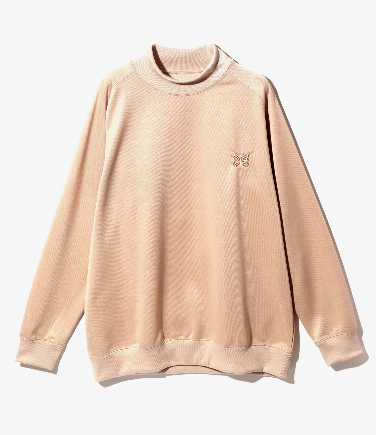 L/S Mock Neck Tee - C/PE Bright Jersey – NEPENTHES ONLINE STORE