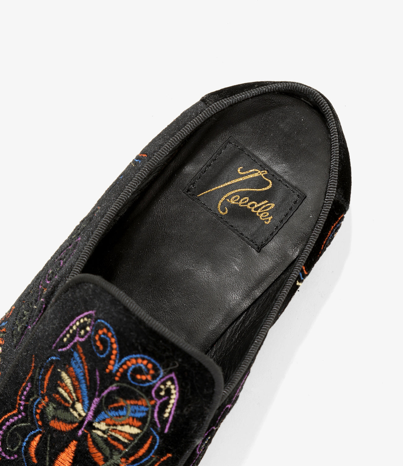 Velvet Mule - Papillon Embroidery – NEPENTHES ONLINE STORE