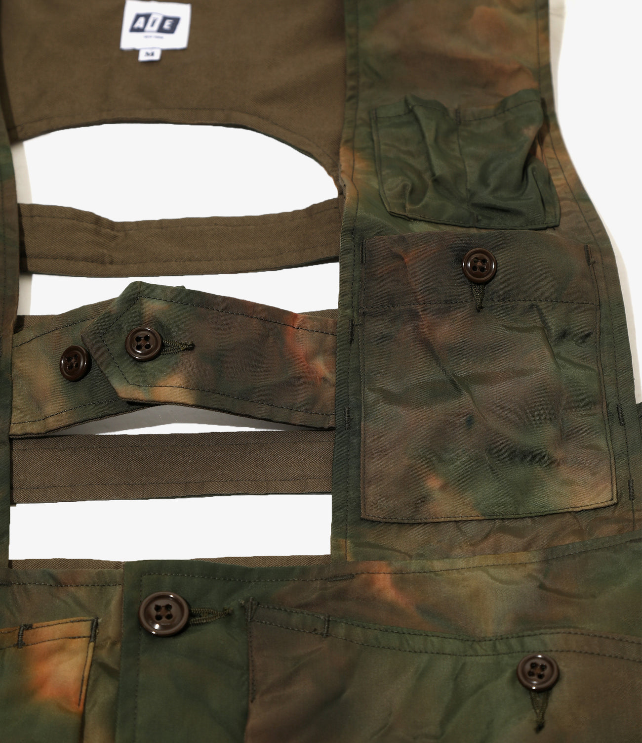 23ss AiE エーアイイー GAME VEST Uneven Dye L - www.top4all.pl