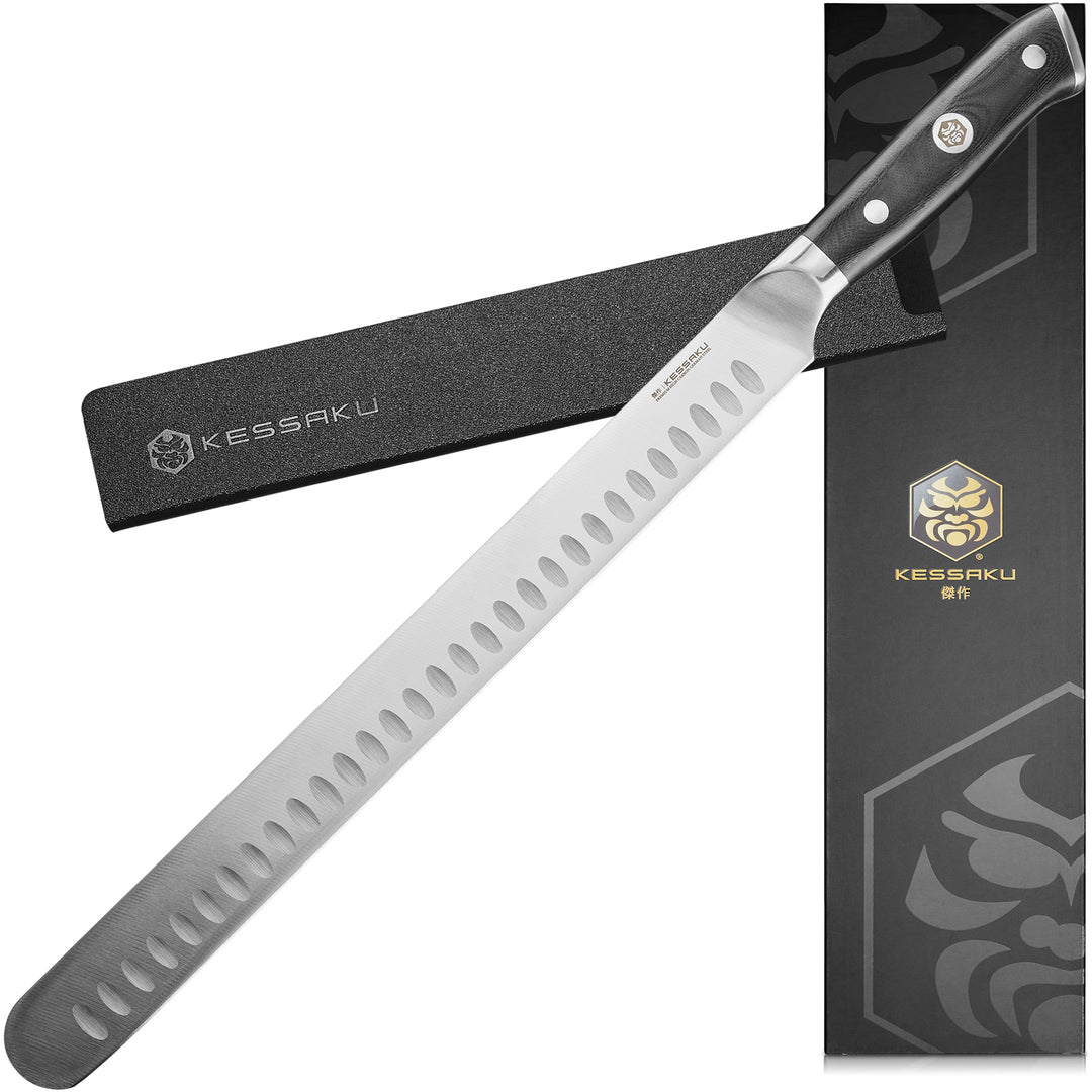 CUTLUXE Slicing Carving Knife – 12 Brisket Knife, Razor Sharp