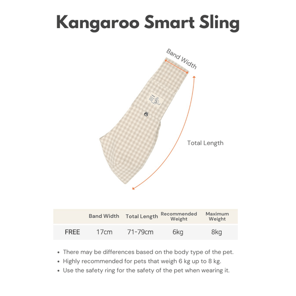 Kangaroo Sling Size Chart