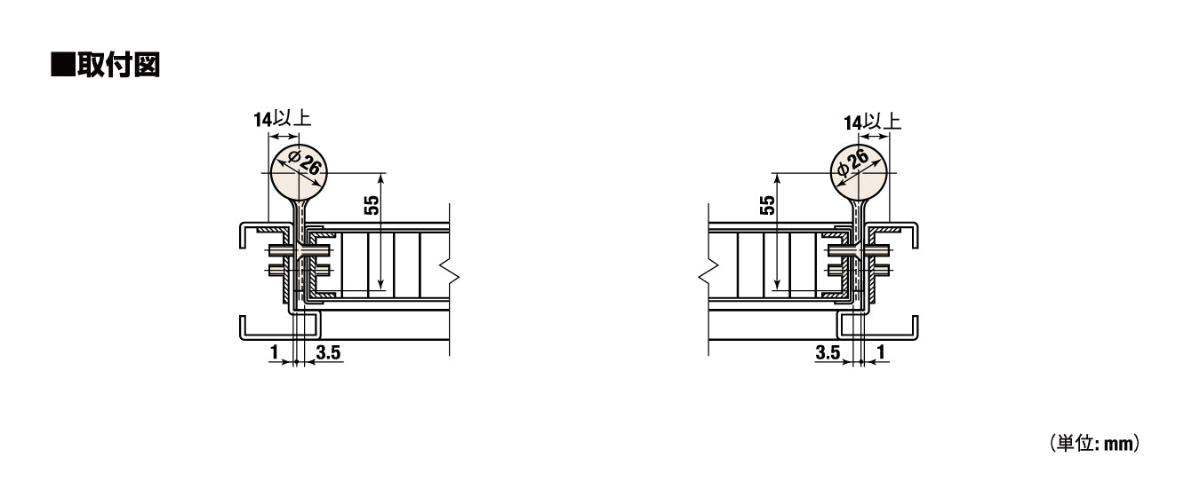 空丁番 1220R 1220L ブロンズ｜オートヒンジ（丁番型）｜日東工器 –