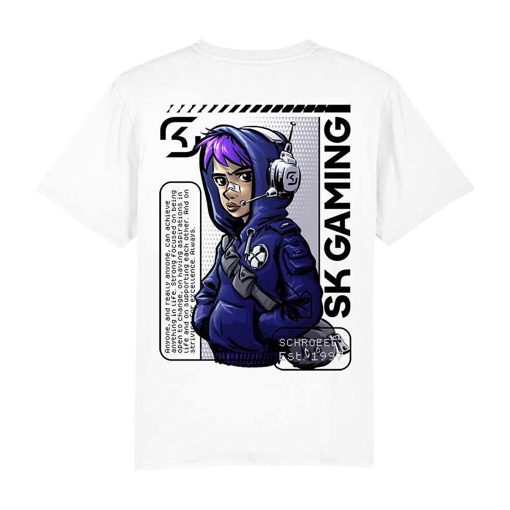 SK Gaming Hero T-Shirt Text White