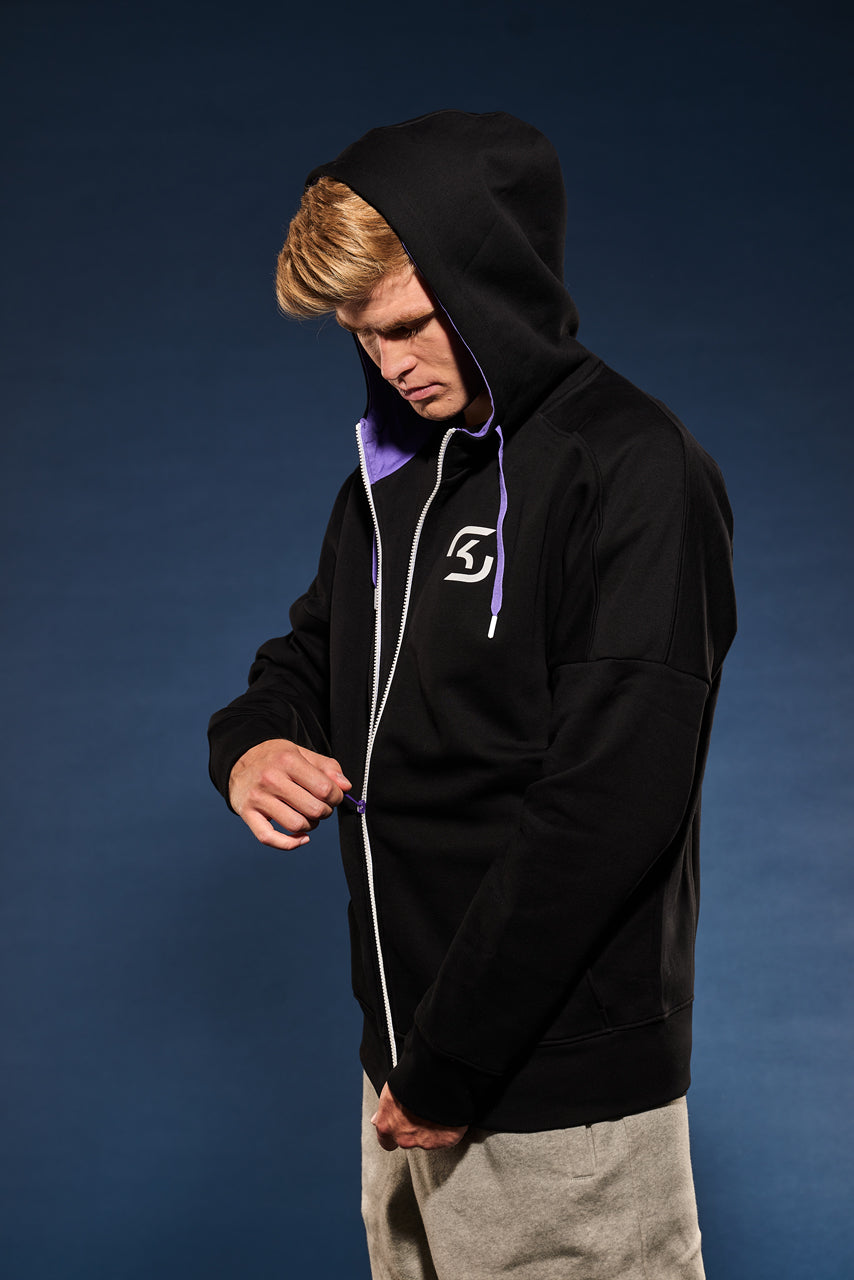 SK GAMING Zip Hoodie Black