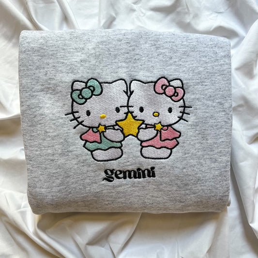 Hello Kitty Embroidered T-Shirts