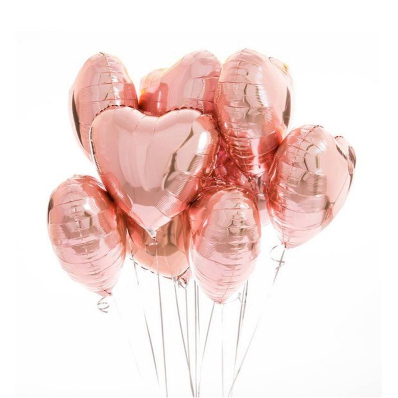 Rose Gold Bride and Heart Balloons Room Decoration Kit – The Hen Planner