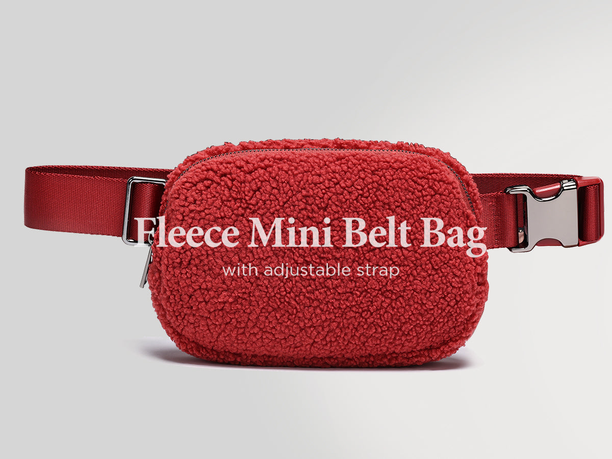Ododos Fleece Mini Belt Bag