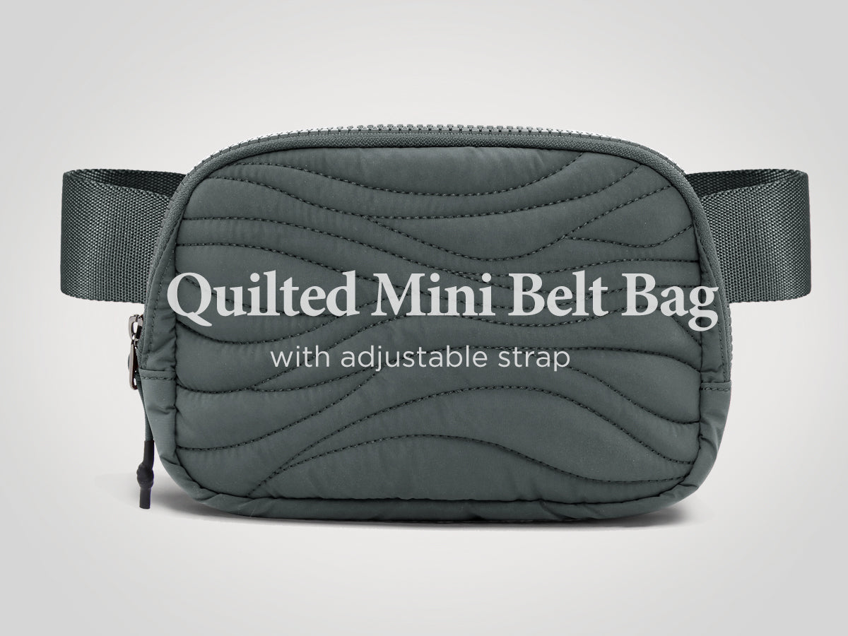 Ododods Quilted Designer Mini Belt Bag