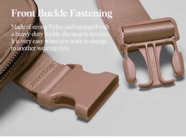 Front Buckle Fastening