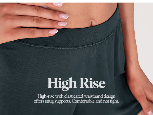 Modal High Rise Soft Lounge Shorts
