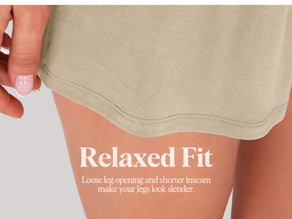 Ododos Modal Relaxed Fit Soft Lounge Shorts