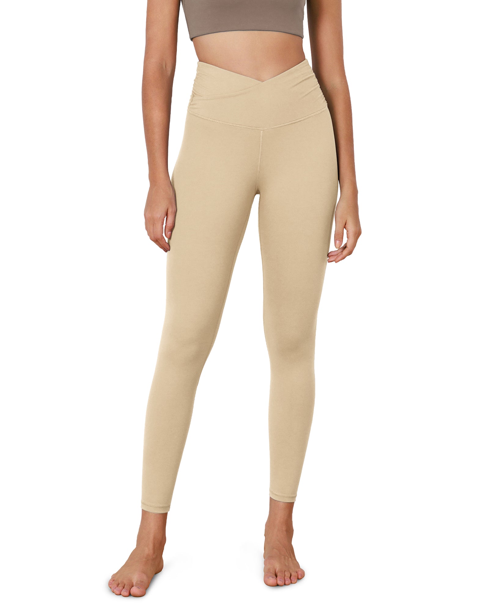 ODODOS Women's Cross Waist Yoga … curated on LTK