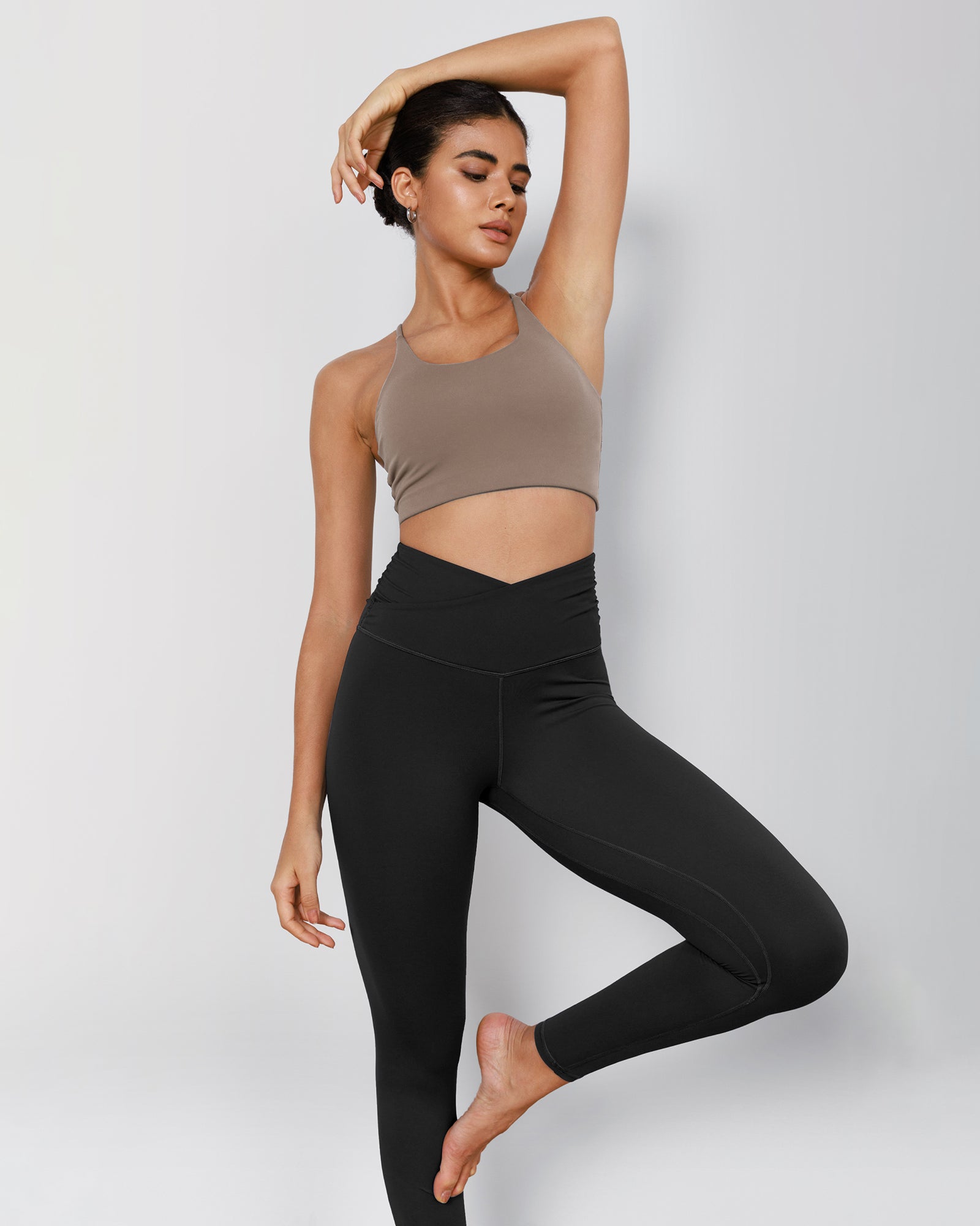 ODODOS Cross Waist Workout Yoga Flare Pants – ododos