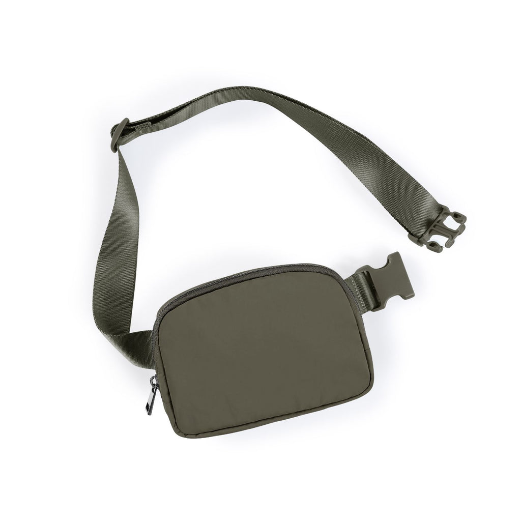ODODOS Unisex Mini Belt Bag-Dark Umber