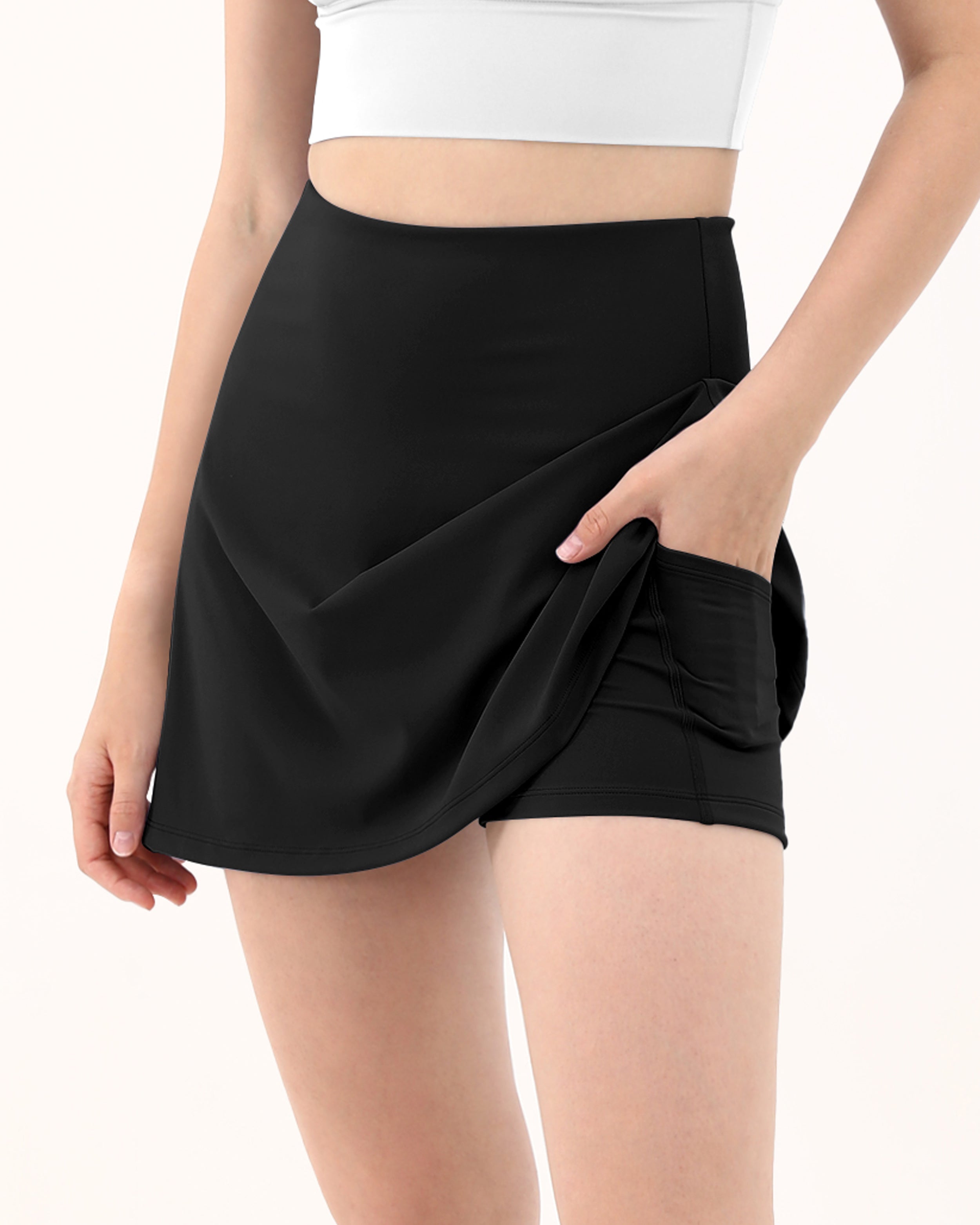 ODODOS High Waist Tennis Skirts with Pockets – ododos