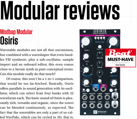 Must Have - 5 star review - Beat Mag 2/22