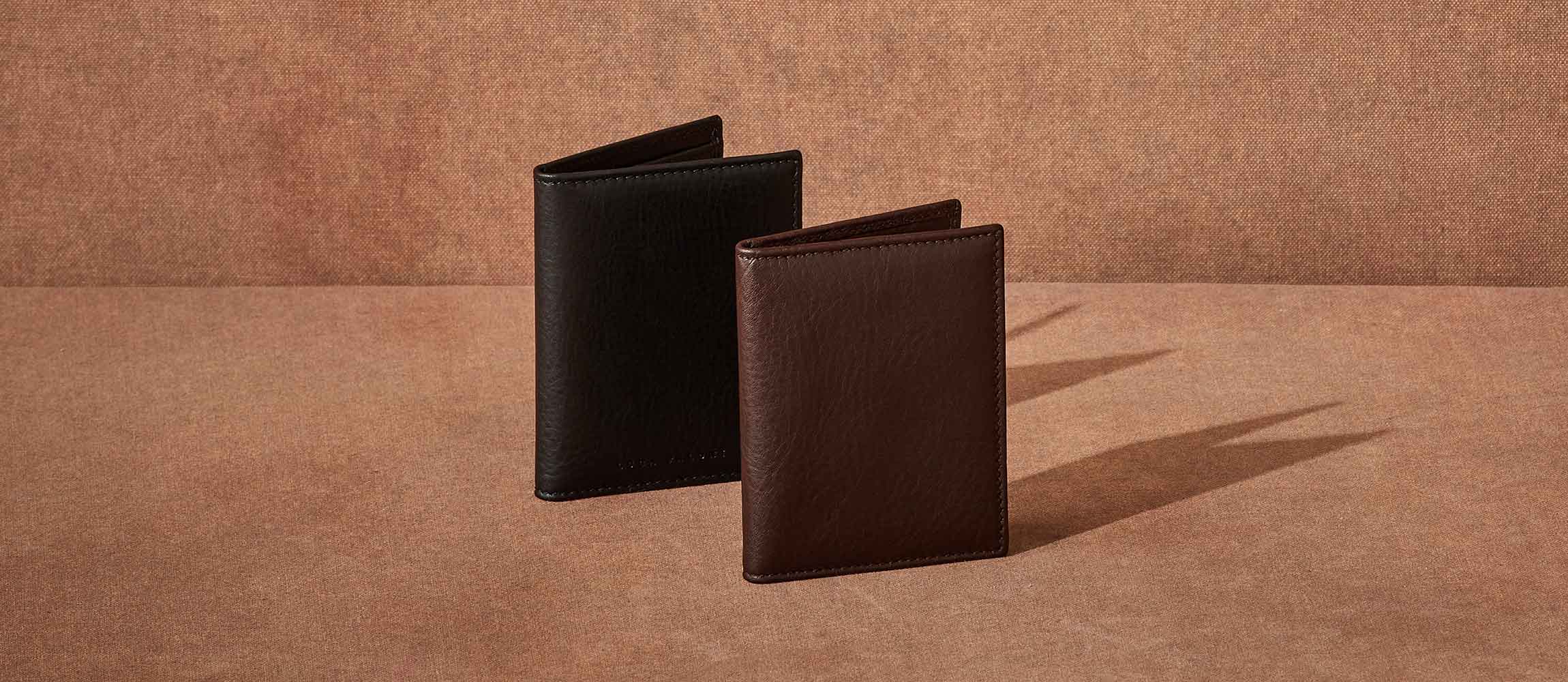 Italian Full Grain Leather Bifold Wallet for Men