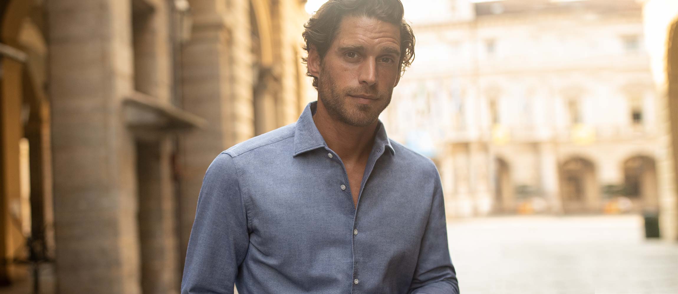 Men’s Brushed Cotton Shirts: Silky & Breathable | Luca Faloni