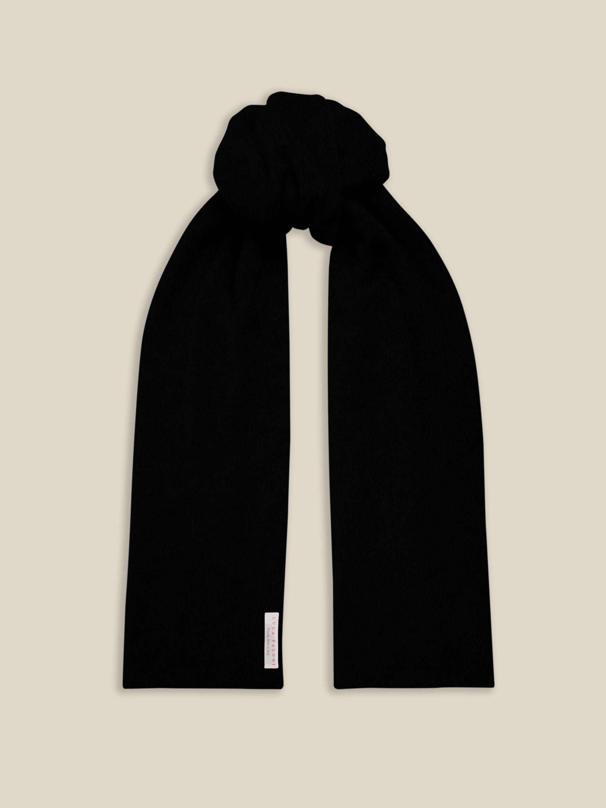 Black Pure Cashmere Scarf product