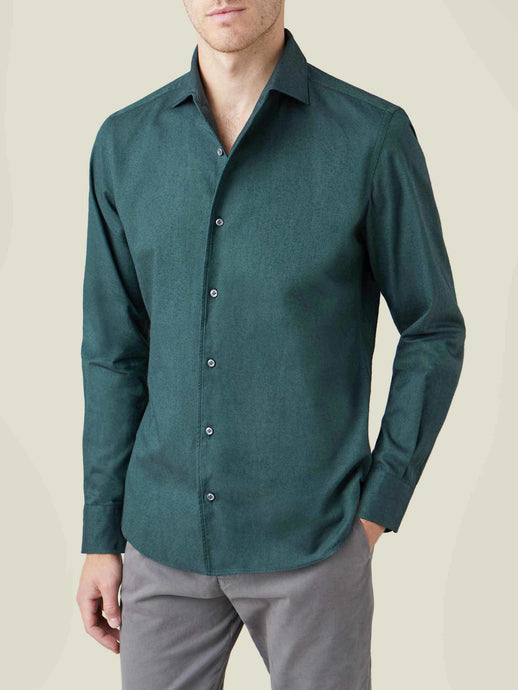 Men’s Brushed Cotton Shirts: Silky & Breathable | Luca Faloni