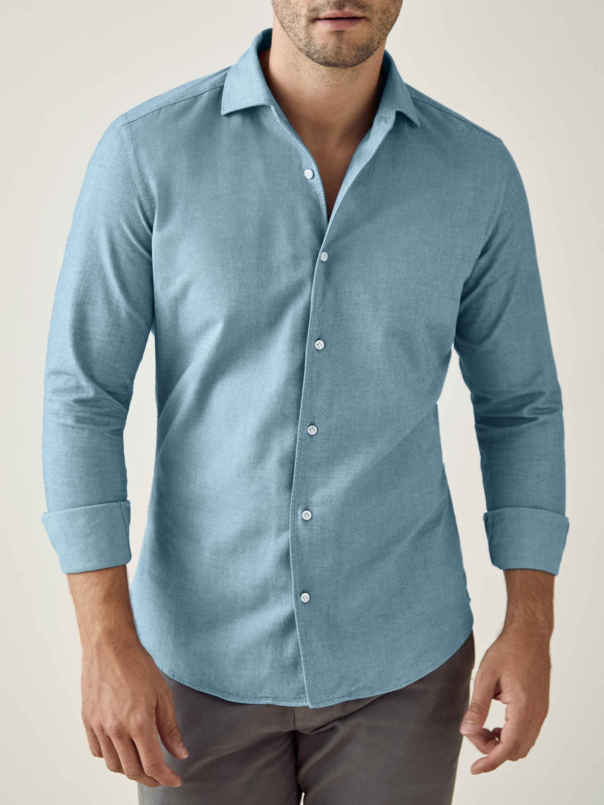 Topaz Brushed Cotton Shirt product