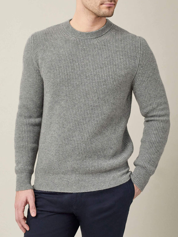 Chunky Knit Cashmere: Men's Knitwear Made in Italy | Luca Faloni