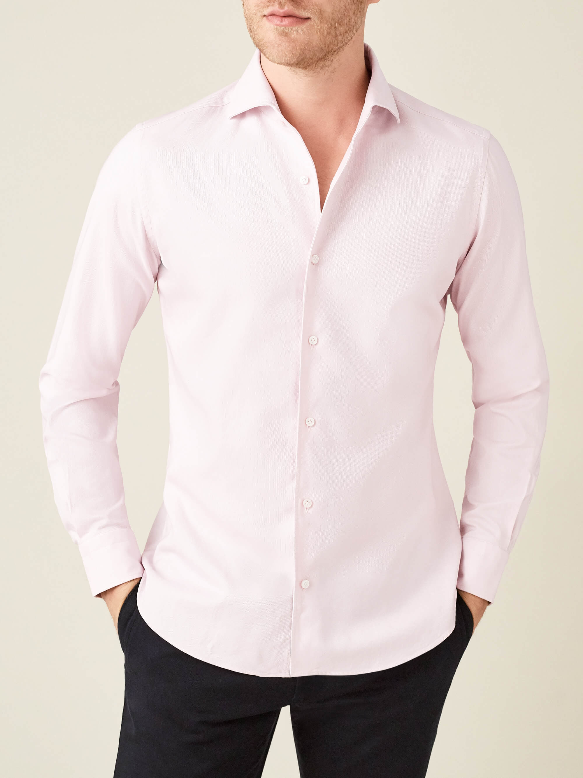 Light Pink Oxford Cotton Shirt