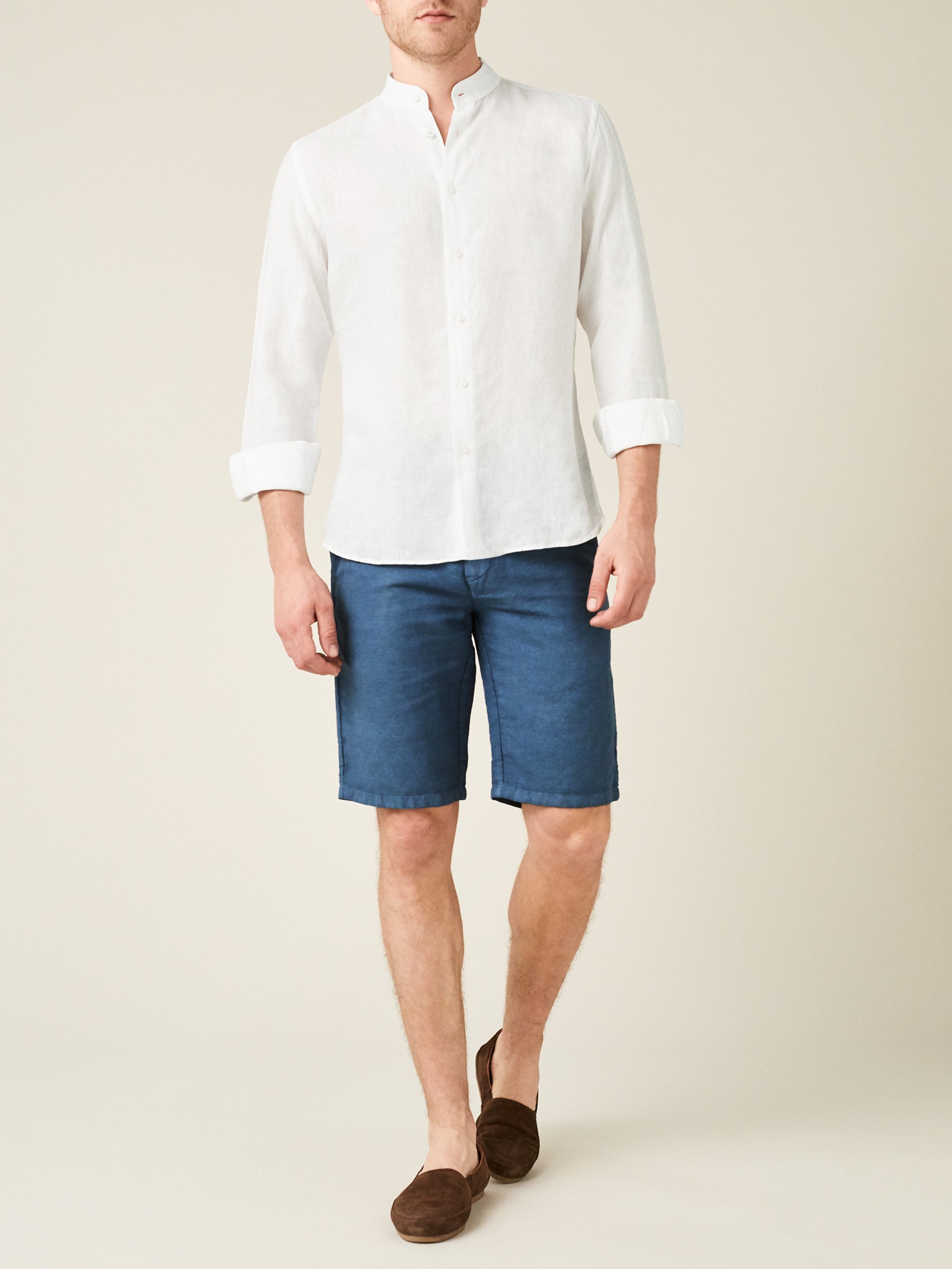 Luca Faloni White Versilia Linen Shirt | ModeSens
