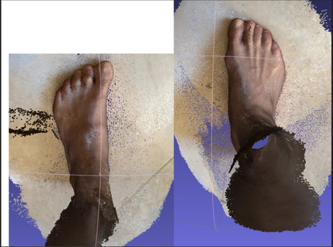 image of different sized and shaped feet