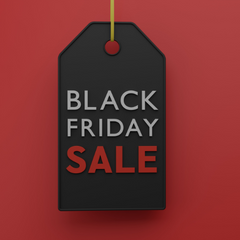 Black friday sale tag