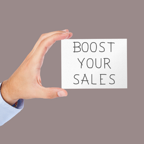 card says "boost your sales"