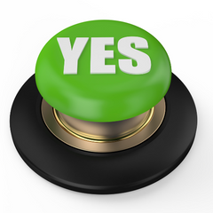 "yes" button