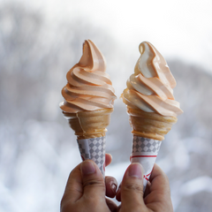 Soft serve icecream